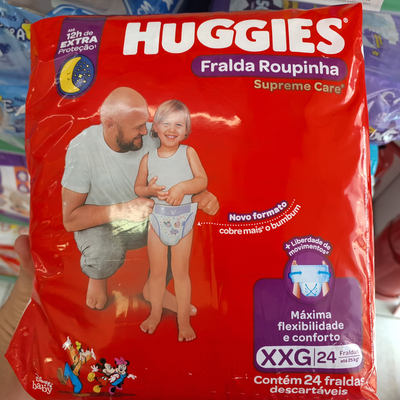 Fraldas Huggies RP SC Mega xxg 34unid